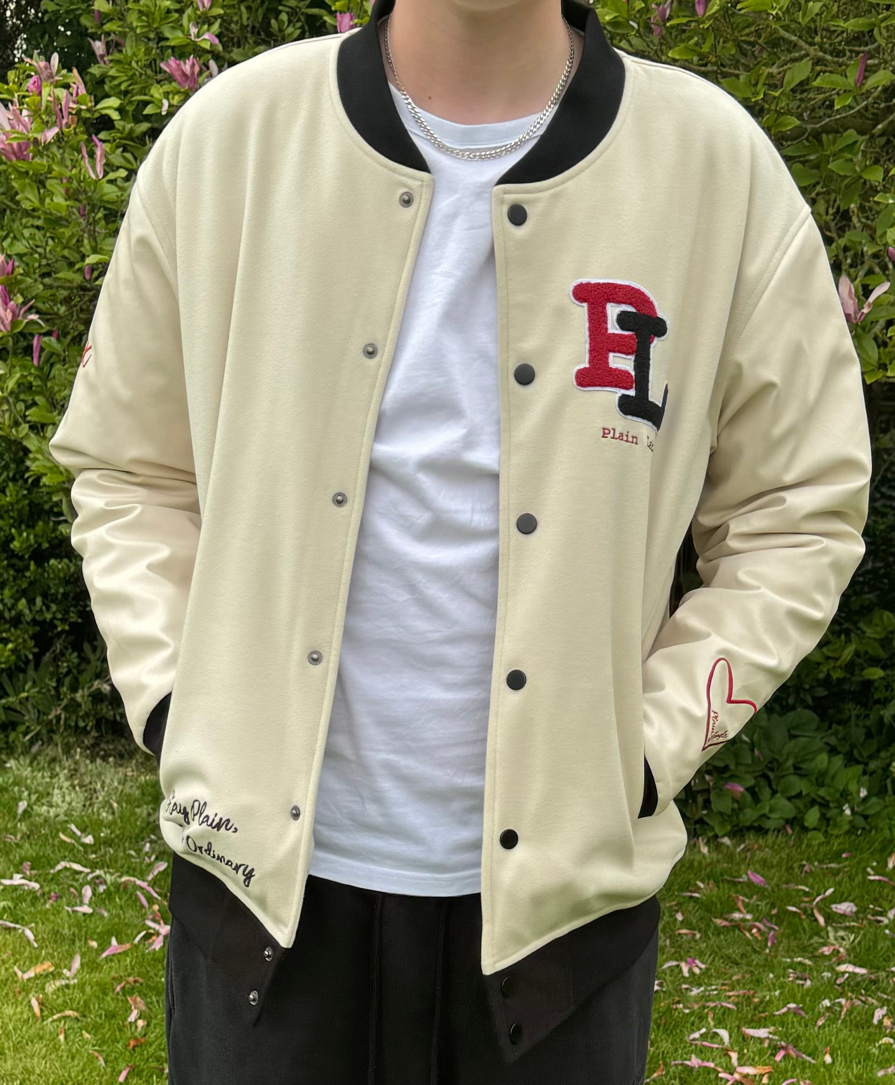 Plain letterman jacket hotsell