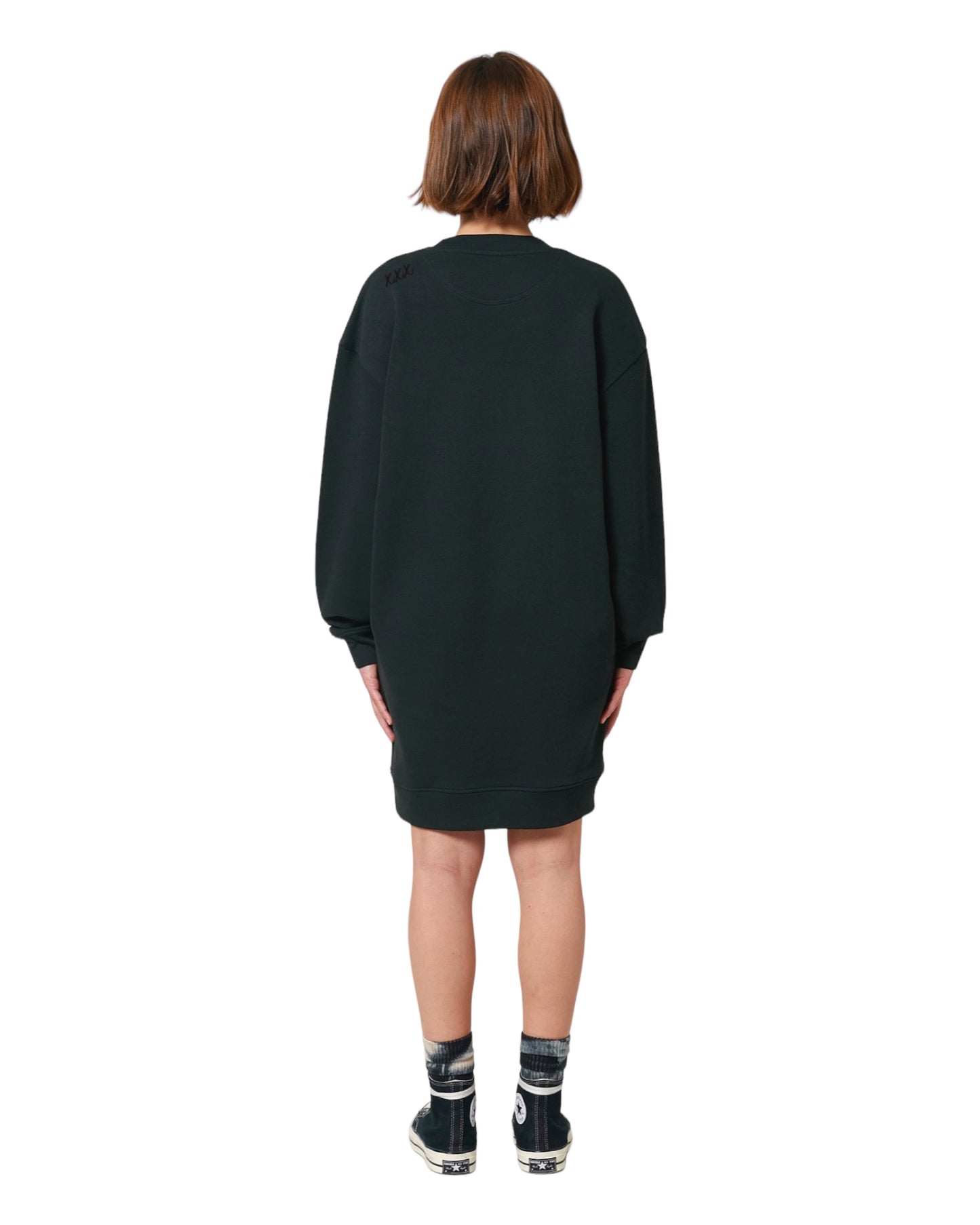 THE "BADGE" SWEATSHIRT DRESS