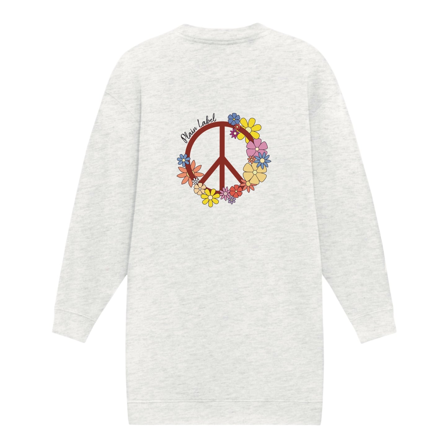 THE "PEACE" SWEATSHIRT DRESS