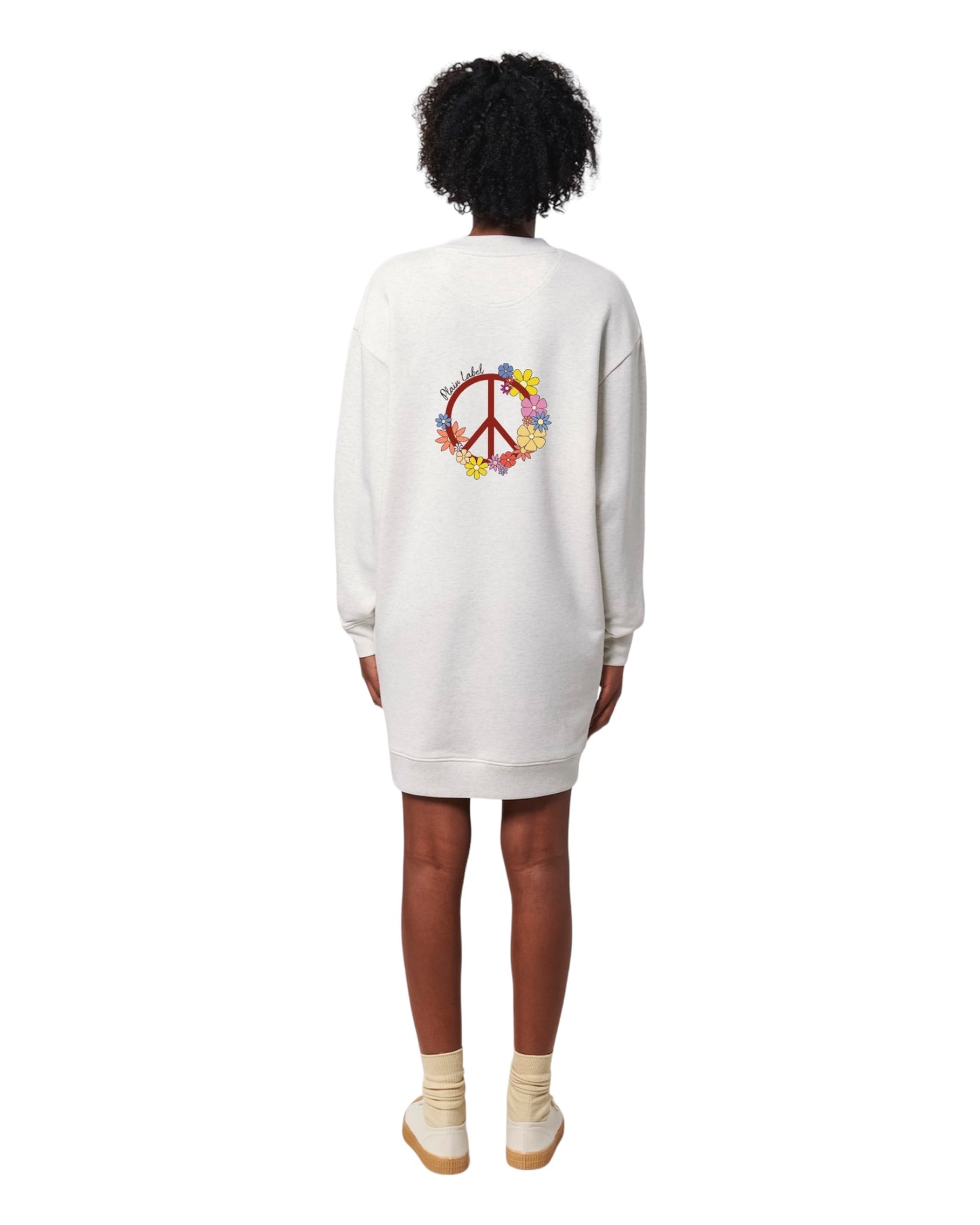 THE "PEACE" SWEATSHIRT DRESS